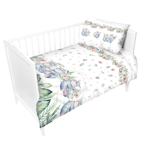 Komplet Pościeli Dziecięcej 90x120 + 40x60 Hipki