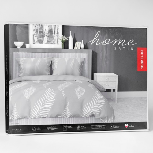 Pościel Satynowa 160x200  100% Bawełna HOME SATIN 4593 B