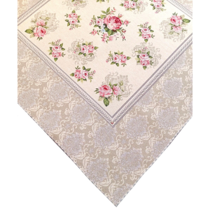 Obrus Gobelinowy 100x100 Orient Róża Kwadrat