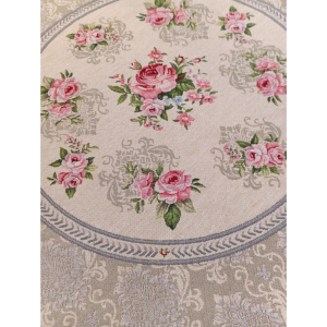 Obrus Gobelinowy 85 Orient Róża Koło