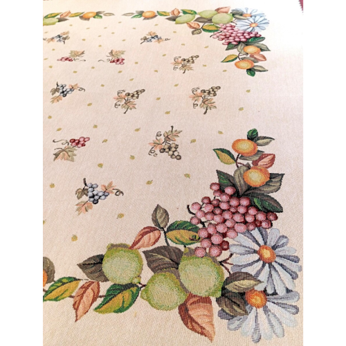 Obrus Gobelinowy 100x100 Winogrona Kwadrat