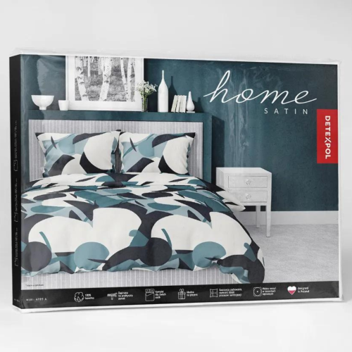 Pościel Satynowa 160x200  100% Bawełna HOME SATIN 4199 A