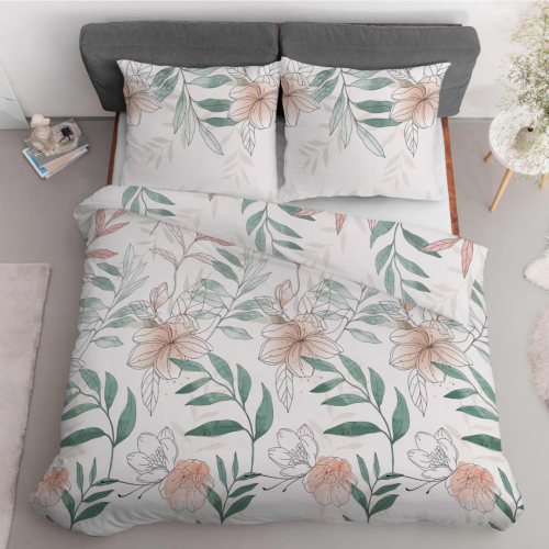 Pościel Satynowa 160x200  100% Bawełna HOME SATIN 4457 A