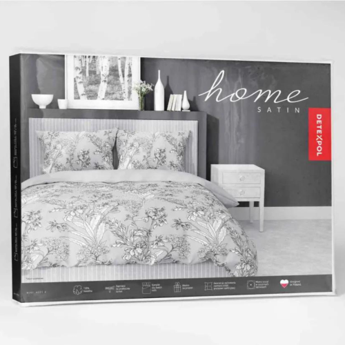 Pościel Satynowa 160x200  100% Bawełna HOME SATIN 4601 A