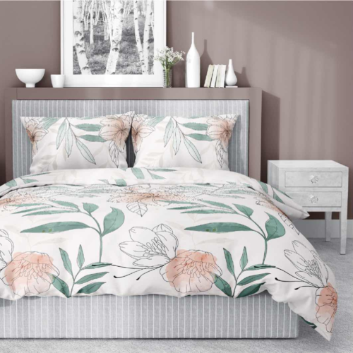 Pościel Satynowa 200x220 100% Bawełna HOME SATIN 4457 A