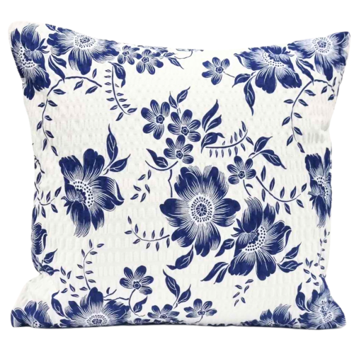 Poszewka 40x40 Kora JAŚ Ricardo Granat Na Białym