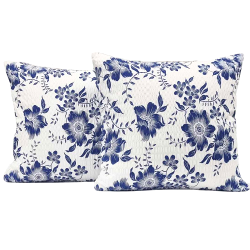 Poszewka 40x40 Kora JAŚ Ricardo Granat Na Białym