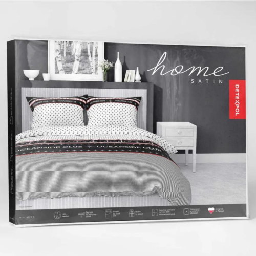 Pościel Satynowa 160x200  100% Bawełna HOME SATIN 4920 B