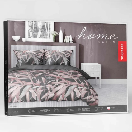 Pościel Satynowa 160x200  100% Bawełna HOME SATIN 4922 B
