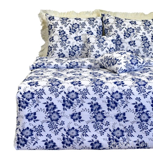  Komplet Pościeli Kora 140x200 1x70/80 Ricardo Granat Na Białym