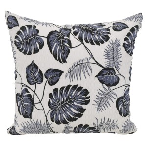 Poszewka 40x40 Kora JAŚ Liście Palm Szare