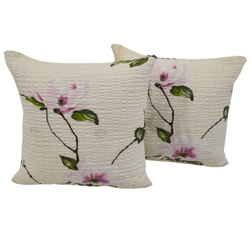 Poszewka 40x40 Kora JAŚ Magnolia Krem