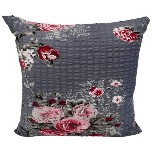 Poszewka 40x40 Kora JAŚ Róża Cygańska Szara