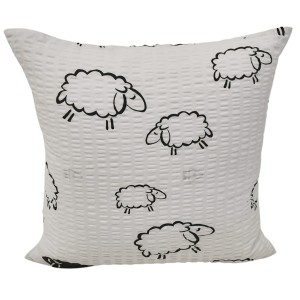 Poszewka 40x40 Kora JAŚ Owieczki Na Białym