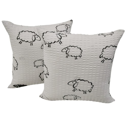 Poszewka 40x40 Kora JAŚ Owieczki Na Białym