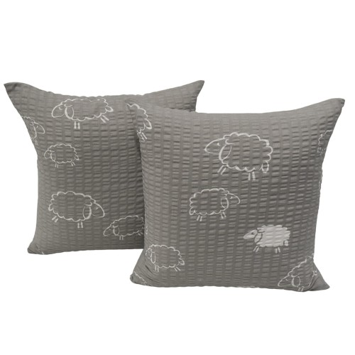 Poszewka 40x40 Kora JAŚ Owieczki Na Szarym