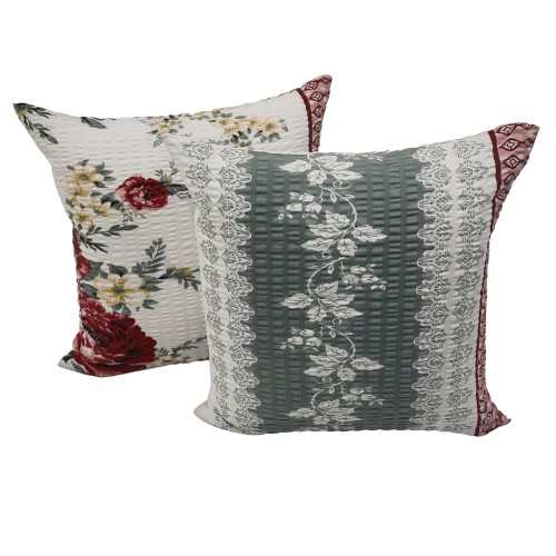 Poszewka 40x40 Kora JAŚ Kwiaty Groszki