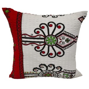 Poszewka 40x40 Kora JAŚ Parzenice Czerwone