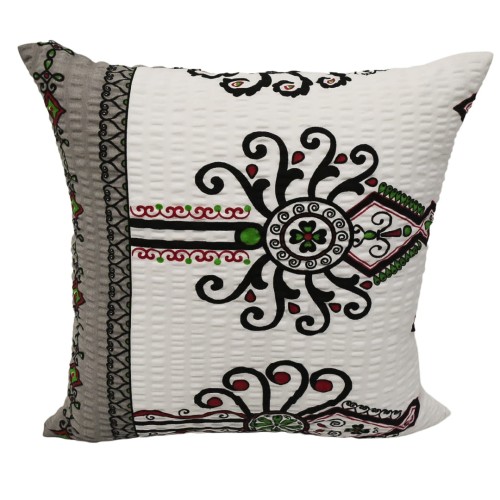 Poszewka 40x40 Kora JAŚ Parzenice Szare