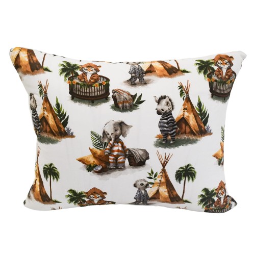 Komplet Pościeli Dziecięcej 100x160 + 40x60 Zwierzaki Tipi