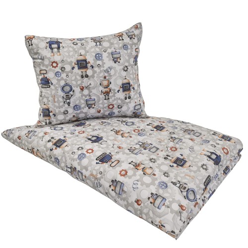 Komplet Pościeli Dziecięcej 100x135 + 40x60 Roboty