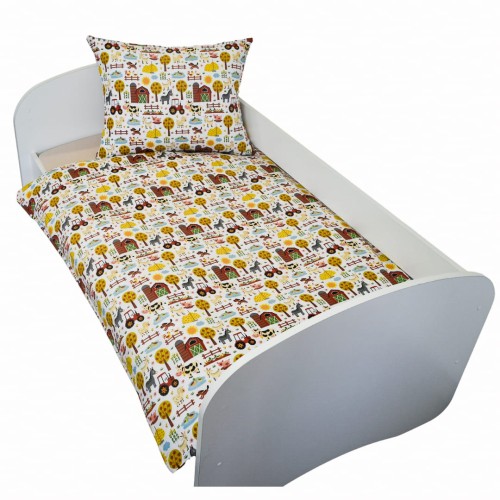 Komplet Pościeli Dziecięcej 120x160 + 50x60 Wesoła Farma