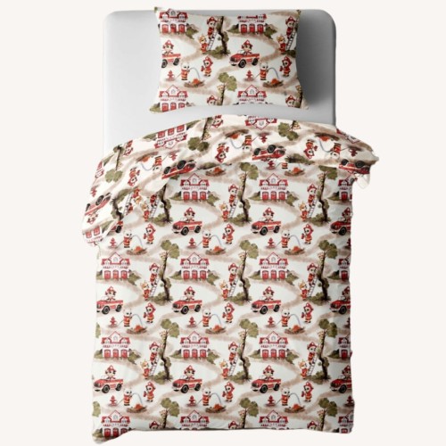 Komplet Pościeli Dziecięcej 120x160 + 70x80 Psi Strażak