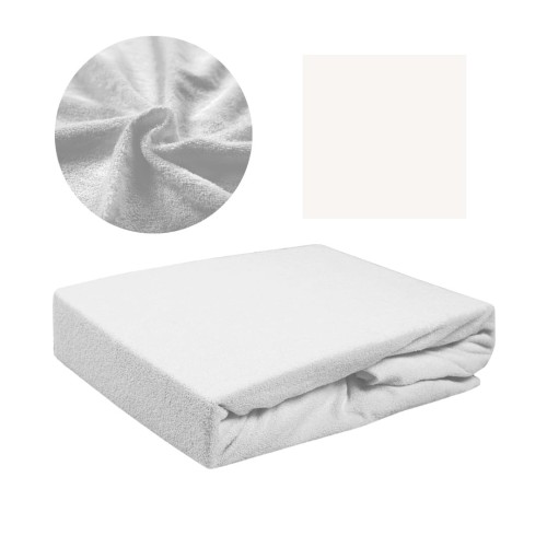 Prześcieradło FROTTE Bez Gumki 180x200 Biały