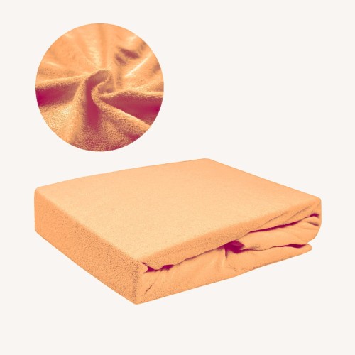 Prześcieradło FROTTE Bez Gumki 140x200 Łosoś