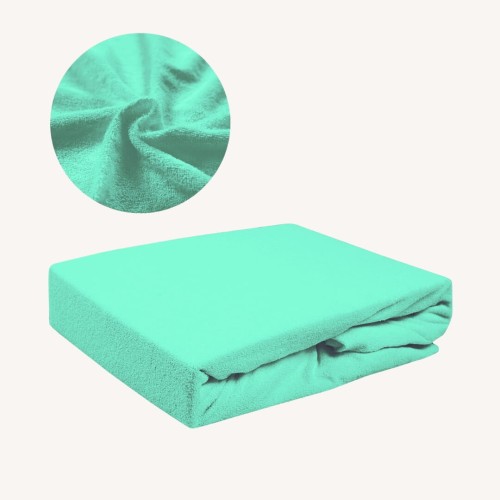 Prześcieradło FROTTE Bez Gumki 160x200 Mięta