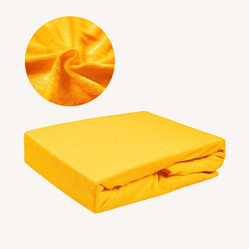 Prześcieradło FROTTE Bez Gumki 200x220 Pomarańcz