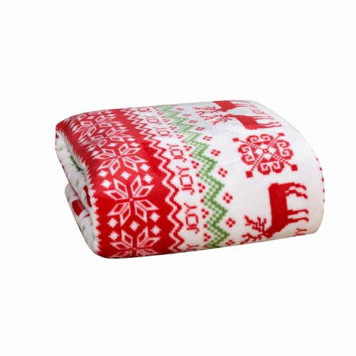 Koc Świąteczny 160x200 Mikrofibra Renifery