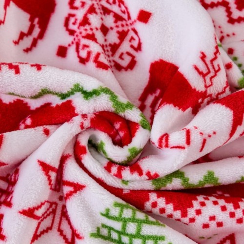 Koc Świąteczny 160x200 Mikrofibra Renifery