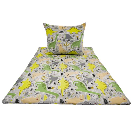 Komplet Pościeli Dziecięcej 100x135 + 50x60 Dinozaury