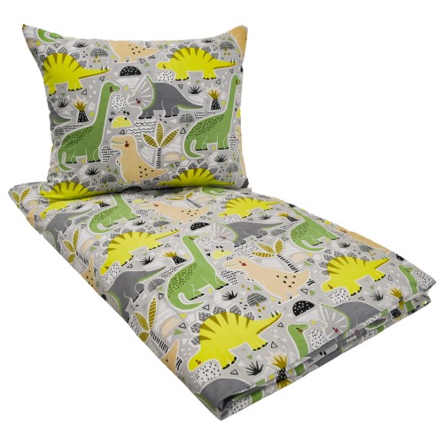 Komplet Pościeli Dziecięcej 100x135 + 50x60 Dinozaury