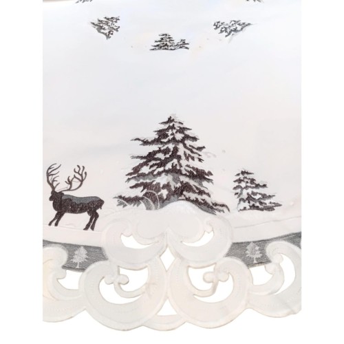 Bieżnik Świąteczny 40x170 Owal Haft Boże Narodzenie 0027