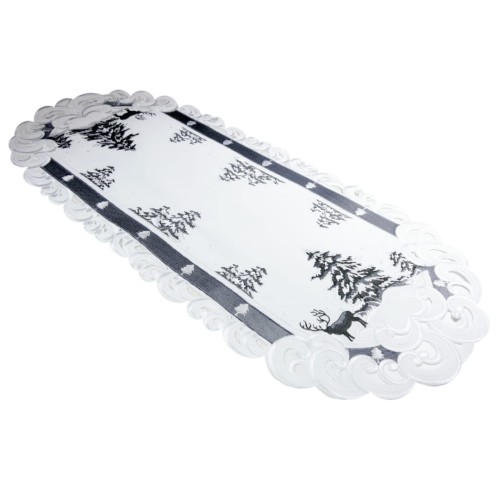 Bieżnik Świąteczny 40x170 Owal Haft Boże Narodzenie 0027