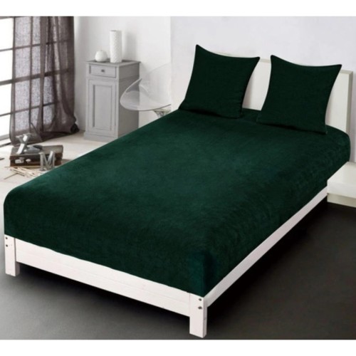 Prześcieradło Mikrofibra MIŚ z Gumką 160x200 Ciemna Butelka