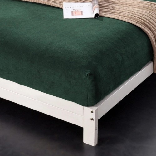 Prześcieradło Mikrofibra MIŚ z Gumką 180x200 Ciemna Butelka