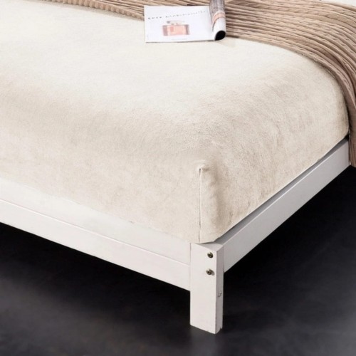 Prześcieradło Mikrofibra MIŚ z Gumką 180x200 Kremowe