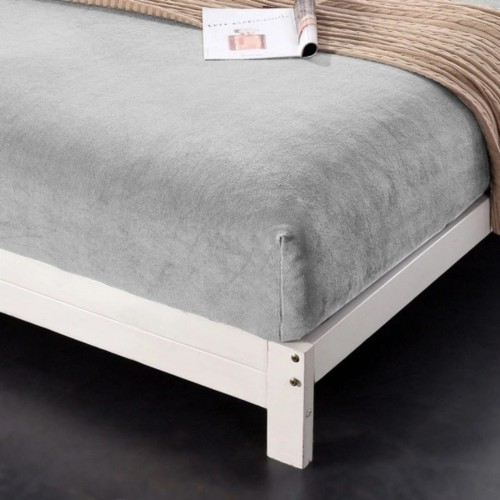 Prześcieradło Mikrofibra MIŚ z Gumką 180x200 Szare