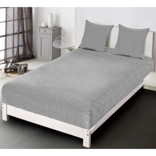 Prześcieradło Mikrofibra MIŚ z Gumką 180x200 Szare