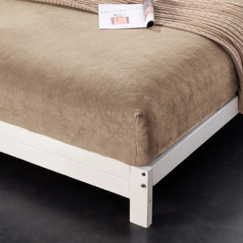 Prześcieradło Mikrofibra MIŚ z Gumką 160x200 Beżowe