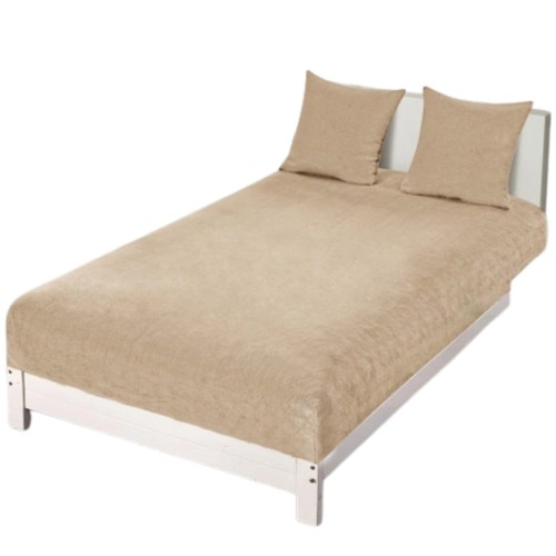 Prześcieradło Mikrofibra MIŚ z Gumką 160x200 Beżowe