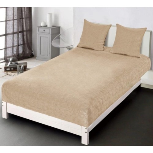 Prześcieradło Mikrofibra MIŚ z Gumką 160x200 Beżowe