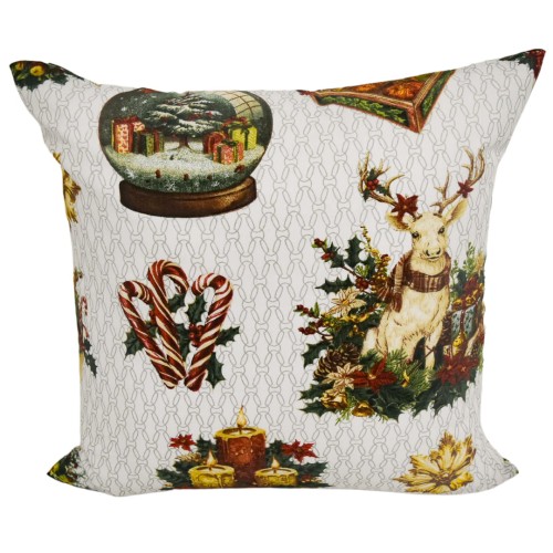 Poszewka Świąteczna 40x40 Bawełniana JAŚ Świąteczny Klimat