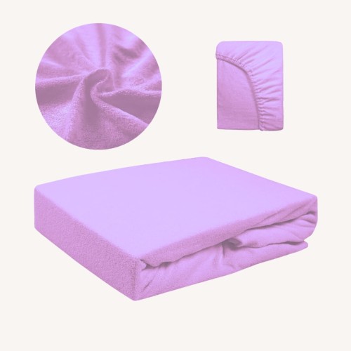 Prześcieradło FROTTE Z Gumką 90x200 Wrzos