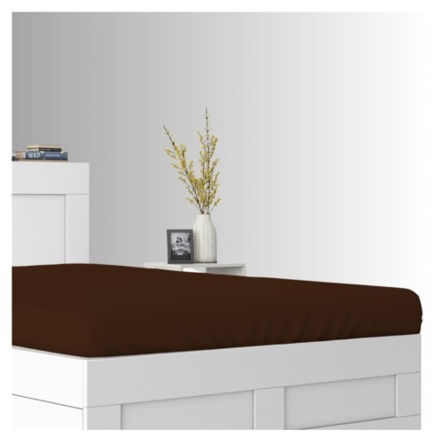 Prześcieradło FROTTE Z Gumką 140x200 Czekolada