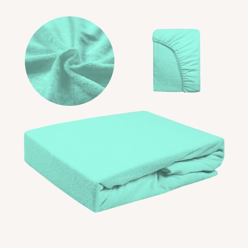 Prześcieradło FROTTE Z Gumką 140x200 Mięta