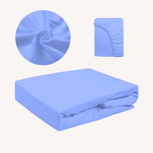 Prześcieradło FROTTE Z Gumką 140x200 Niebieski